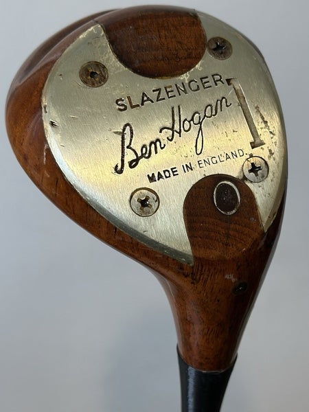 Slazenger Ben Hogan Vintage 1-Wood Persimmon Driver Right Hand Steel RARE!