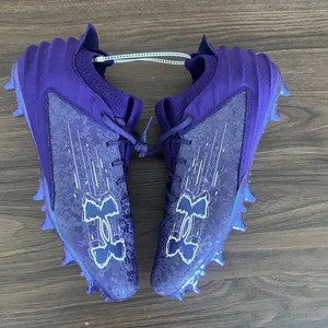 Under Armour Blur Smoke 2.0 MC Suede Mens Size 13 Football Cleats 3027978-500