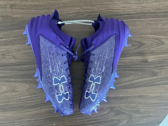 Under Armour Blur Smoke 2.0 MC Suede Mens Size 13 Football Cleats 3027978-500