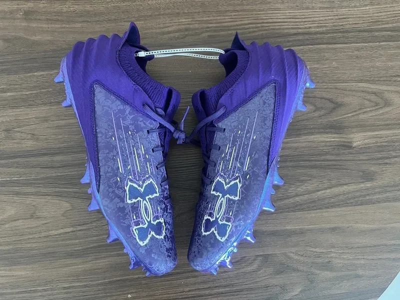 Under Armour Blur Smoke 2.0 MC Suede Mens Size 13 Football Cleats 3027978-500