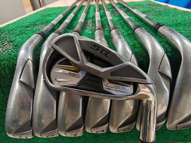 Nike Mach Speed SQ Golf Iron Set 4-PW,AW Uniflex Steel Shaft