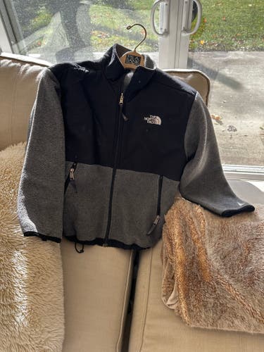 Gray Boys Large The North Face Jacket (Used)