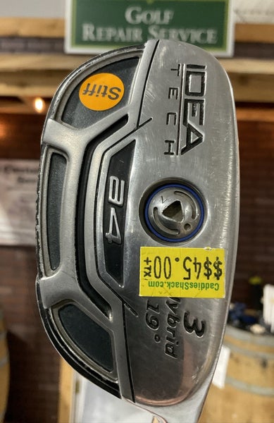 Adams Golf IDEATECH A4 19 #3 Hybrid 40" JAVLNFX Stiff Flex Graphite RH USED