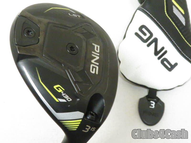 PING G430 LST Fairway 15° 3 Wood Mitsubishi Kai'li White 70 Stiff