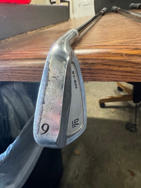 Sub 70 659 CB Forged Satin Right Handed Iron Set Extra Stiff Flex 6 Pieces Steel Shaft (Used)