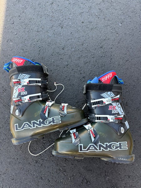 Lange RX 100 Ski Boots | Mondo 27.5, 316mm  (Used)