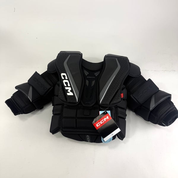 New CCM Black E Flex 6.9 Goalie Chest Protector SDC | Intermediate M | #191520691431