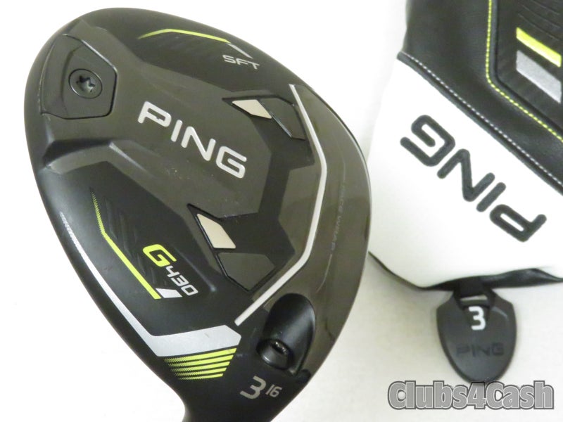 PING G430 SFT Fairway 16° 3 Wood TOUR 75 X-Flex +Cover ... MINT