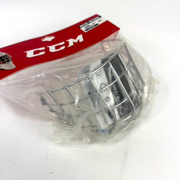 New CCM Chrome STL Facemask | Senior M/L | #888600292526