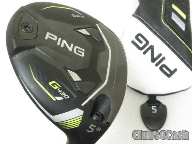 PING G430 SFT Fairway 19 5 Wood Alta CB 65 Black Stiff Flex +Cover .. MINT