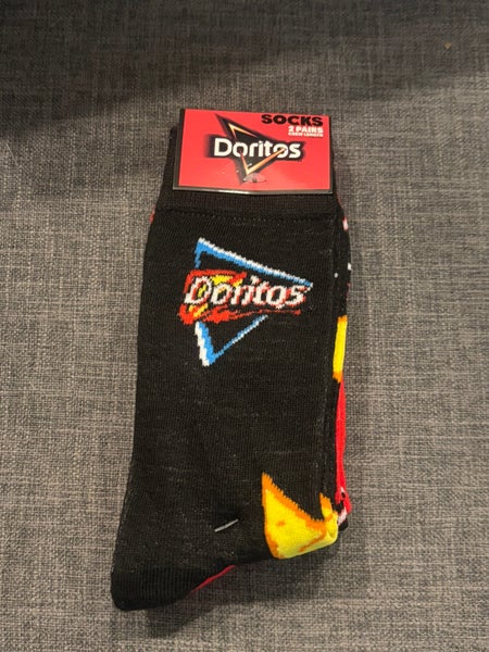 Doritos Crew Length Socks Men’s Large Lot of 2 Pairs