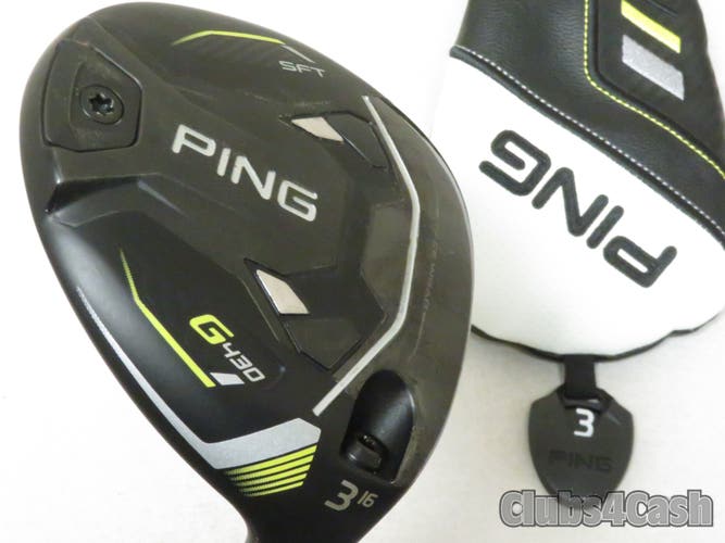 PING G430 SFT Fairway 16 3 Wood Alta CB 65 Black Regular +Cover .. CLEAN