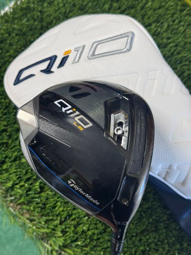 Right Hand TaylorMade Qi10 LS 9* Driver Stiff Mitsubishi Chemical Diamana T+ 60