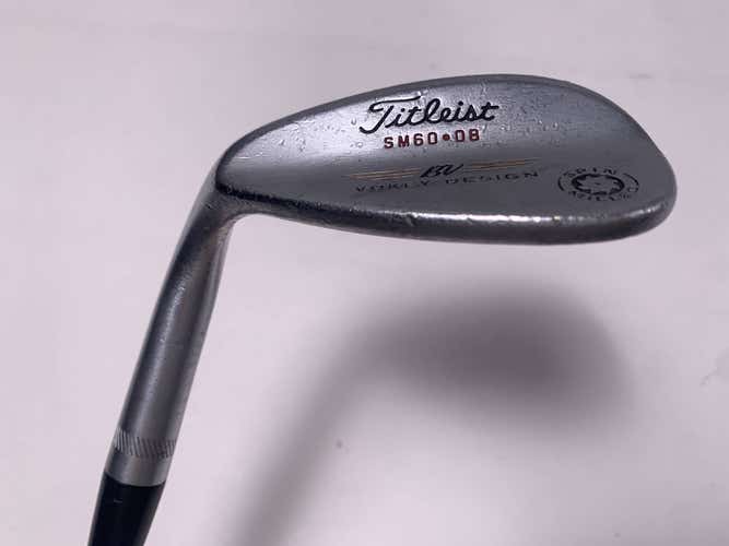 Titleist Vokey Spin Milled Chrome 2009 Lob Wedge LW 60* 8 DG Wedge Steel Mens LH