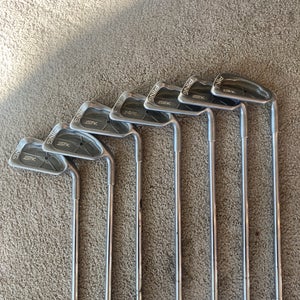 Men's Ping ISI Right Handed Iron Set Stiff Flex Steel Shaft (Used)