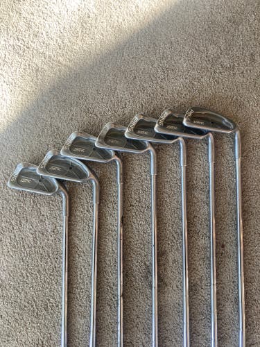 Men's Ping ISI Right Handed Iron Set Stiff Flex Steel Shaft (Used)