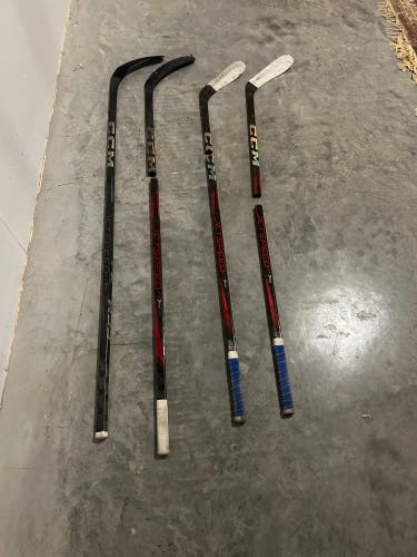 Senior/Intermediate CCM Jetspeed FT7 Pro *Broken* Left/Right Handed Hockey Stick P28/P29/P90M(Used)