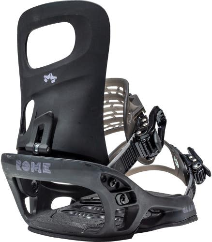Rome Glade Snowboard Bindings, Women's Small (US 4 - 7.5), Black New