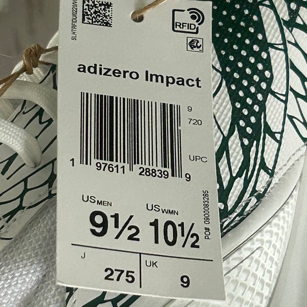 Adidas Adizero Impact Exotic Speed Green Football Cleats  display picture 1