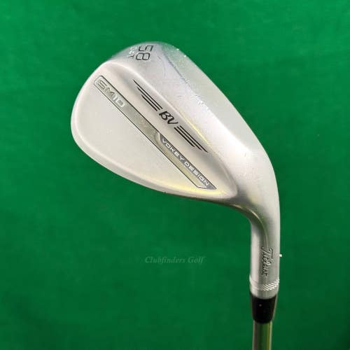 Titleist Vokey SM10 Chrome 58-4T 58 Lob Wedge Vokey Design Steel Wedge Flex
