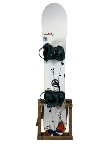 147cm Rome Blue Snowboard W/ Union Trilogy Bindings
