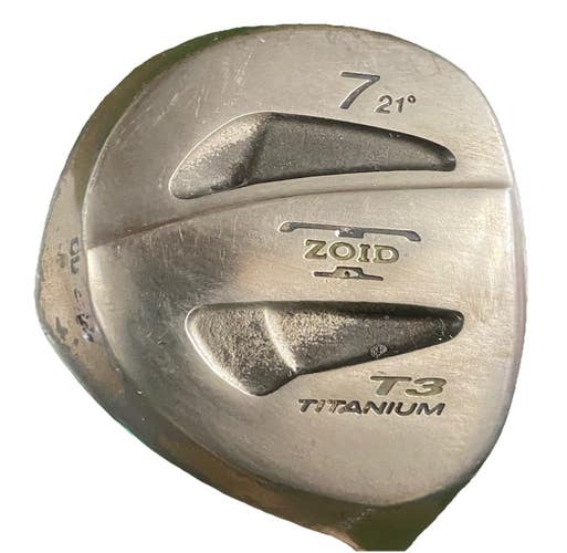 Mizuno T-Zoid Titanium 7 Wood 21 RH Aldila HM-40 Regular Graphite New Grip HC