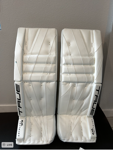 True Catalyst 7X3 Goalie Leg Pads (New) 33+2