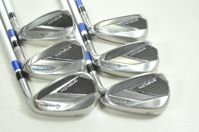TaylorMade Stealth Ladies 7-PW,AW,SW Iron Set Ascent 45g RH Graphite  # 206027