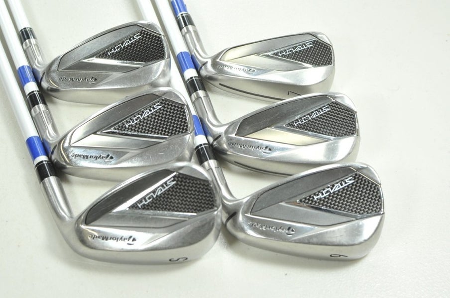 TaylorMade Stealth Ladies 7-PW,AW,SW Iron Set Ascent 45g RH Graphite # 206027