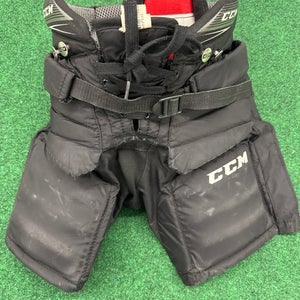 Black CCM E2.5 Hockey Goalie Pants (Used) | Youth OSFA