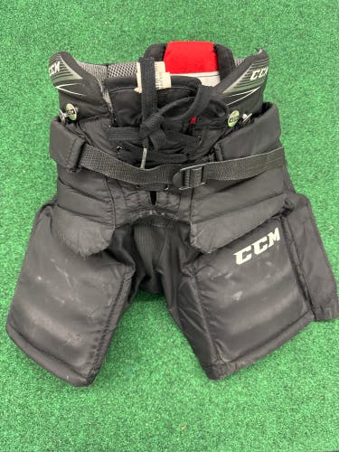 Black CCM E2.5 Hockey Goalie Pants (Used) | Youth OSFA