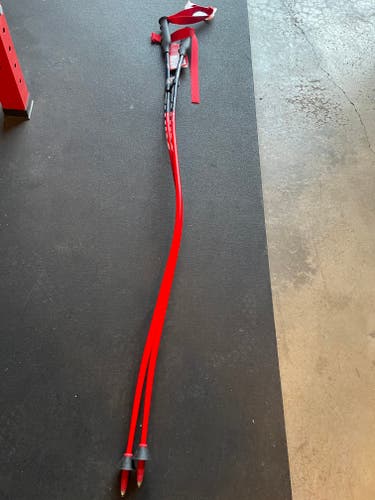 Brand New Swix Race Carbon Double Bend Speed Ski Poles DH/SG 135cm