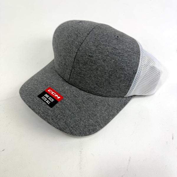 New CCM Dark Grey Heathered Trucker Cap | Senior OSFA | #191520312732