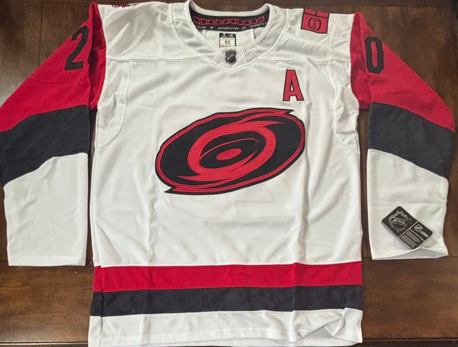 Carolina Hurricanes Sebastian Aho White Jersey #20 Adult Large (52)NWT