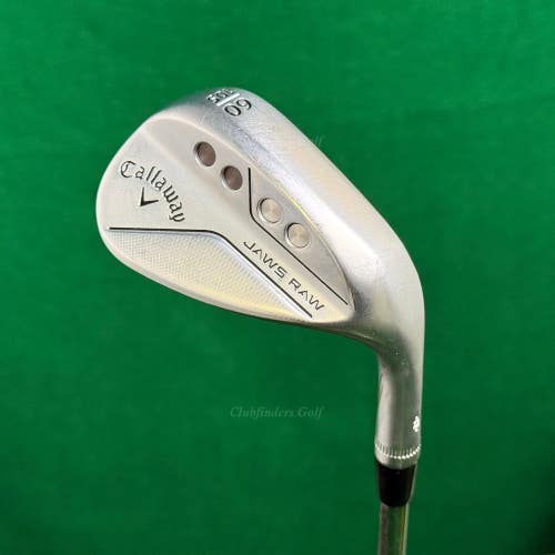 Callaway Jaws Raw Chrome 60-10S 60 Lob Wedge Elevate MPH 95-R Steel Regular