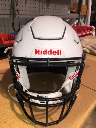 USED RIDDELL FLEX ADULT HELMET - XL - METALLIC WHIITE