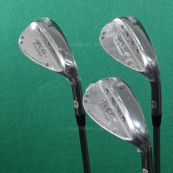 Warrior Custom Golf Pro Edge 52 Gap, 56 Sand & 60 Lob Wedges SET OF 3