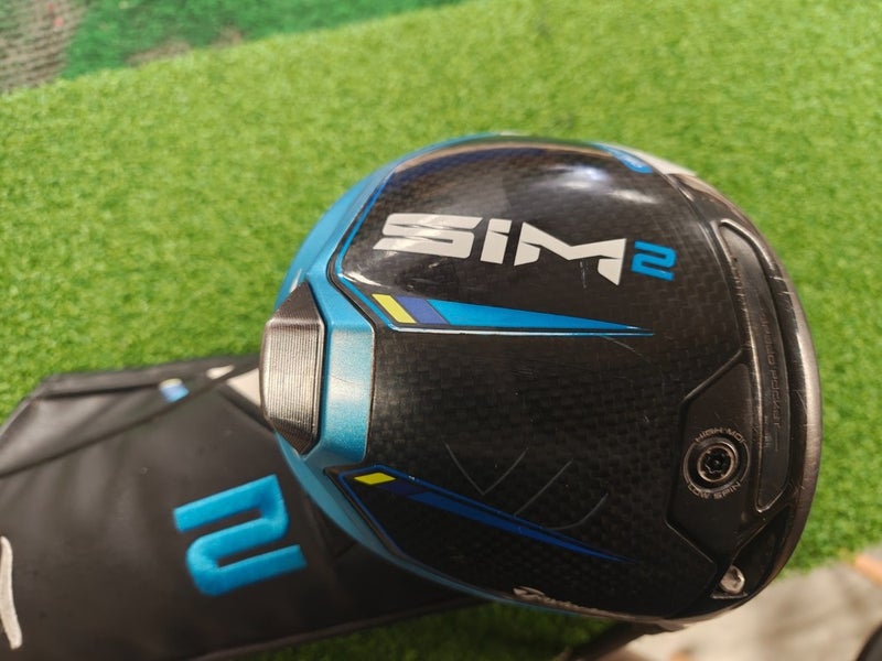 Taylormade SIM2 9 Degree Driver Stiff Flex RDX Smoke 6.0 w Headcover