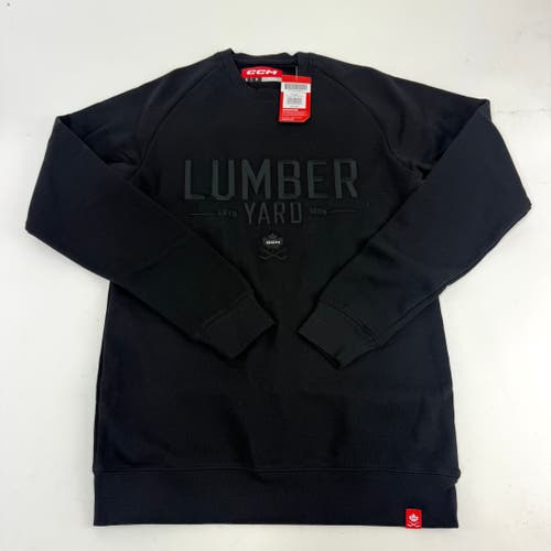 New CCM Holiday Lumberyard Crew Black | Senior S | #191520531607