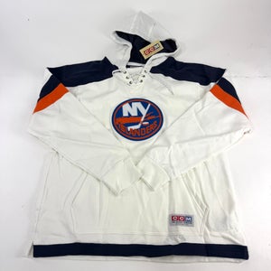New CCM New York Islanders Jersey Pullover Hoodie | Senior S | #191520573324