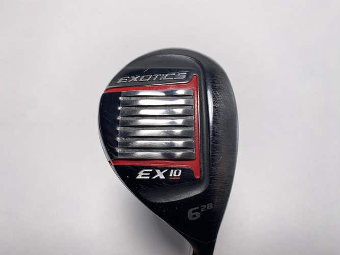 Tour Edge Exotics EX10 6 Hybrid 28* UST Mamiya Recoil 460 F3 Regular Mens RH