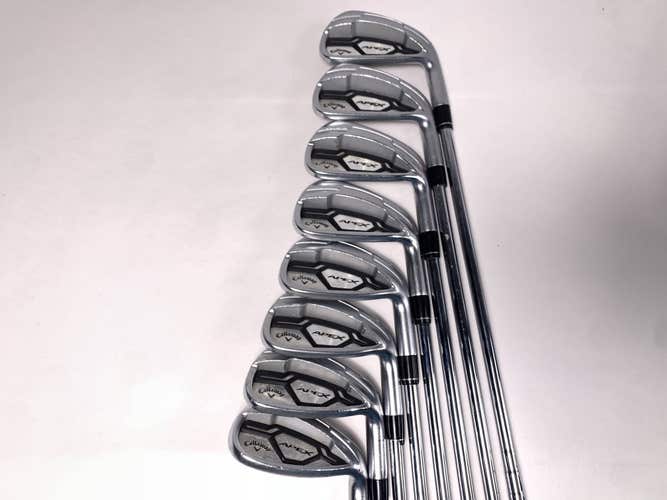 Callaway Apex CF 16 Iron Set 4-PW+SW True Temper XP 95 S300 Stiff Steel Mens RH