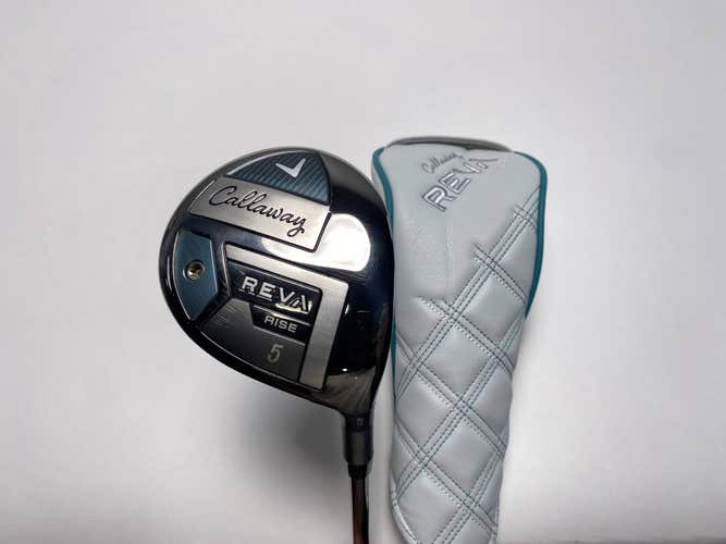 Callaway Reva Rise 5 Fairway Wood 21* UST Mamiya Helium 4F1 Ladies RH HC