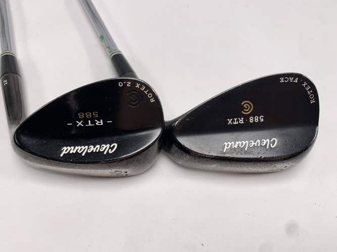 Cleveland 588 RTX Black Pearl Wedge Set 10* 56* DG Wedge Steel Mens RH