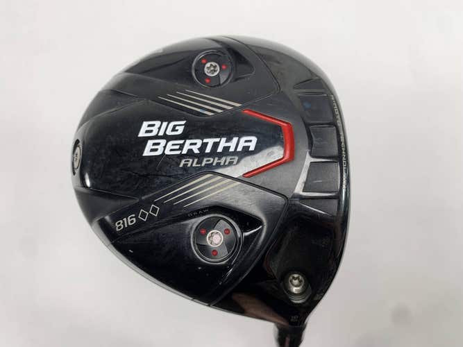 Callaway Big Bertha Alpha 816 DBD Driver 9* Speeder 565 Evolution Mens RH