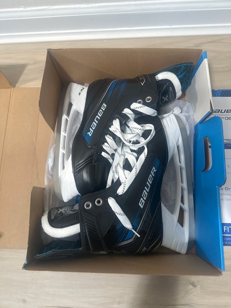 Bauer X Hockey Skates Extra Wide Width Size 5 (New) with Bauer Skate Orthotics