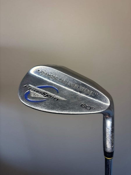 Pure Spin Diamond Face Lob Wedge 60 Steel Shaft Wedge Flex 35 NICE