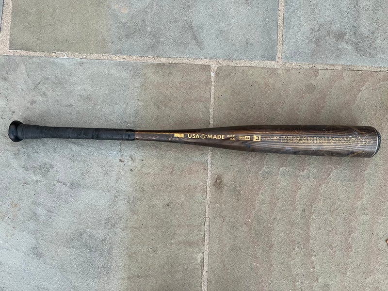 2024 DeMarini Voodoo One Alloy BBCOR Certified Bat (-3) 27 oz 30" (Used)