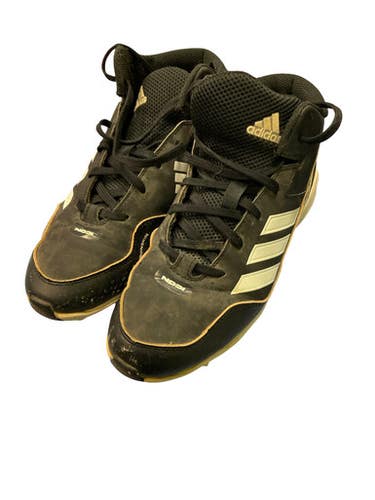 Used Adidas ICON BOUNCE BB/SB Cleats Black Junior 04 11859-S000026911