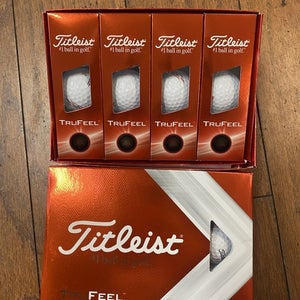 2 Dozen Titleist Tru Soft Golf Balls / White